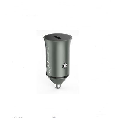 Mini Design Aluminium Alloy PD 18W Fast Charging QC3.0 Type-C USB Car Charger