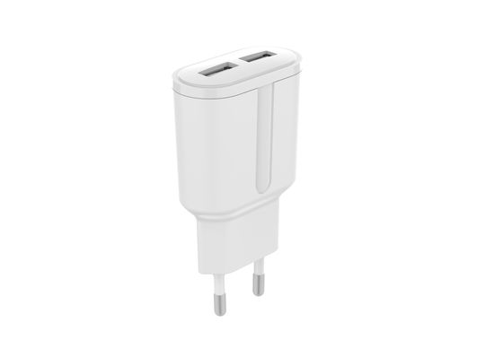 RoHS 5V 2.4A EU Dual Port Usb Wall Charger