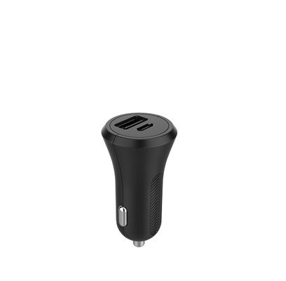 Dual Port Car PD18W 5V2.4A USB C PD Charger