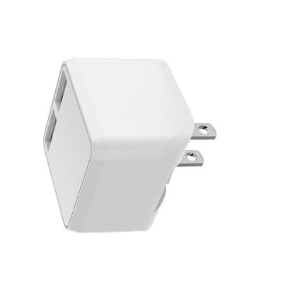 Flip Foldable Prong Dual USB 5V3.4A ETL FCC USA Wall Charger