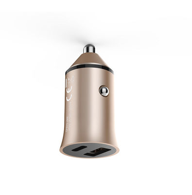 Aluminium Alloy Dual Port A Max 5V3A 36W Quick Charge 3.0 Car Charger