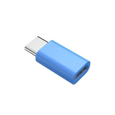 480 Mbps 16mm 5V 2.4A Micro To Type C Adapter PVC
