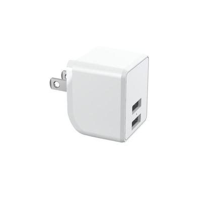 Foldable Prong 5V 2.4A Dual USB Flip Charger 617059 TBC