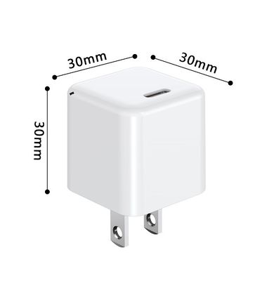 12V1.67A ETL PD20W Mini Wall Charger With EU/US Plug