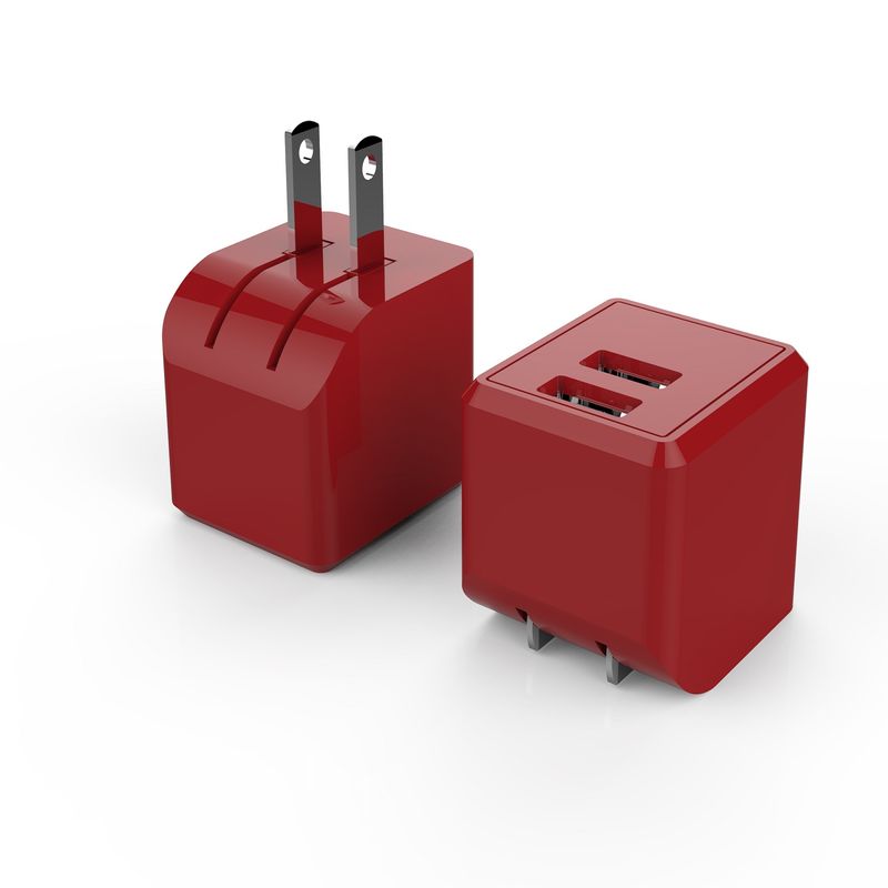 ETL Flip Foldable Prong 5V2.4A TBC USA Wall Charger FCC DOE VI